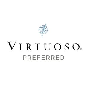 Virtuoso Preferred logo with a blue globe icon above the text.